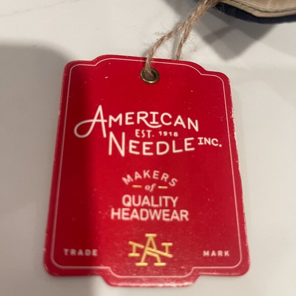 Free people X American Needle Mountain Made Baseball Hat Nwt In Navy - Picture 5 of 9